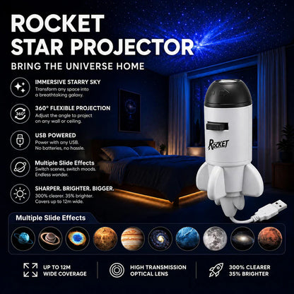 BVJ®🇺🇸📽️ Night Light Projector - Smart Holographic Star Projector