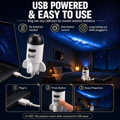 BVJ®🇺🇸📽️ Night Light Projector - Smart Holographic Star Projector