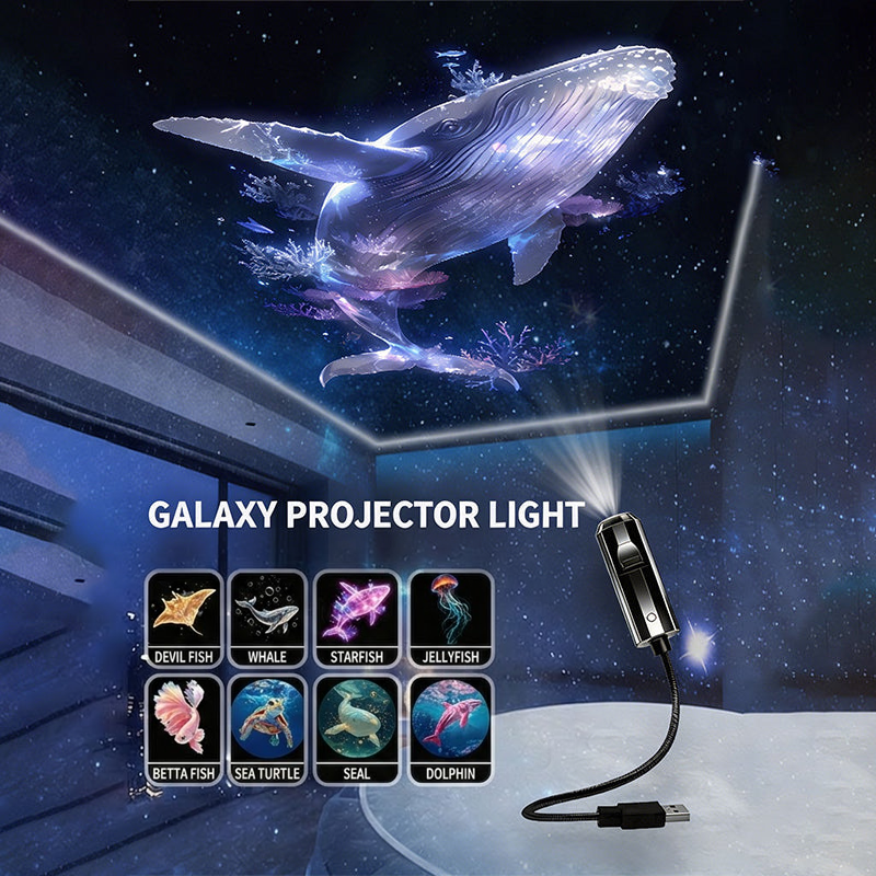 Devareon®🥳Plug-and-Play HD Galaxy & Ocean Projector Night Light🥳50,000+ Happy Users