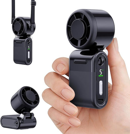 2026 HOT SALE50K+ BVJ®SOLD!❄️ 50% OFF! Mosquito-Repelling Turbo Handheld Fan – 16900 RPM, 6 speeds, LED display. 3000mAh battery, 10.7hrs cooling. Pocket‑sized power! 🌬️✨🦟