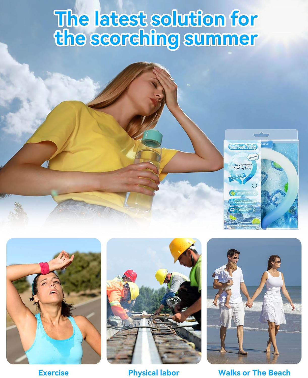 Billhol®🦟PCM Cooling Neck Ring — Instant Heat Relief