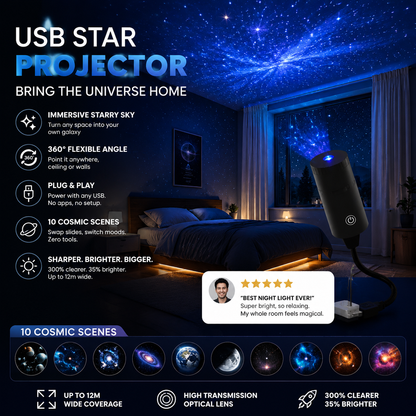 Comauo® 🇦🇺Night Light Projector - Smart Holographic Star Projector