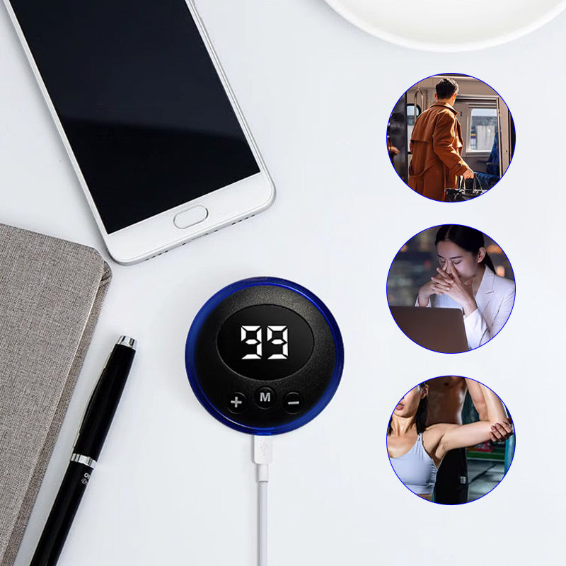 💆‍♂️ 56% OFF INSTANT! BVJ® Mini Low-Frequency Pulse Massager - Relieves Muscle Pain & Fatigue, Portable Design for Home/Office Use ⚡✨